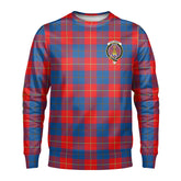 Galloway Red Tartan Crest Sweatshirt