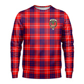 Hamilton Modern Tartan Crest Sweatshirt