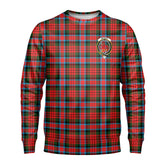McDuff Modern Tartan Crest Sweatshirt