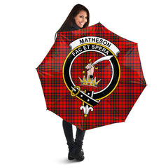 Matheson Modern Tartan Crest Umbrella