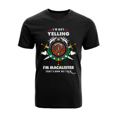 MacAlister Tartan Crest T-shirt - I'm not yelling style