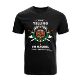 MacGill Tartan Crest T-shirt - I'm not yelling style