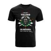 Mitchell Tartan Crest T-shirt - I'm not yelling style
