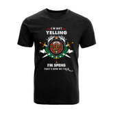 Spens (or Spence) Tartan Crest T-shirt - I'm not yelling style