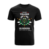 Swinton Tartan Crest T-shirt - I'm not yelling style