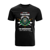 Urquhart Tartan Crest T-shirt - I'm not yelling style