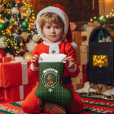 MacAlpine Modern Tartan Crest Christmas Stocking