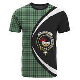 MacDonald Lord of the Isles Hunting Tartan Crest T-shirt - Circle Style