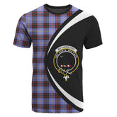 Rutherford Tartan Crest T-shirt - Circle Style