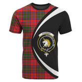 Stewart of Appin Ancient Tartan Crest T-shirt - Circle Style
