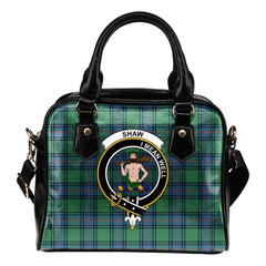 Shaw of Sauchie Tartan Crest Shoulder Handbags