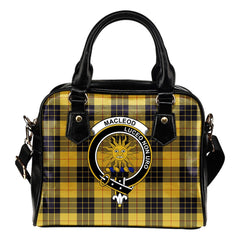 MacLeod of Lewis Ancient Family Tartan Crest Shoulder Handbags