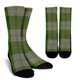 Cunningham Dress Green Dancers Tartan Crew Socks