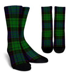 Stewart Old Modern Tartan Crew Socks
