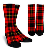 Wallace Hunting - Red Tartan Crew Socks