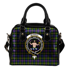 Murray of Atholl Modern Tartan Crest Shoulder Handbags