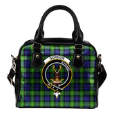Gordon Modern Tartan Crest Shoulder Handbags