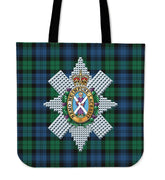 Blackwatch Ancient Tartan Crest Tote Bag