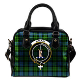 MacKay Modern Tartan Crest Shoulder Handbags
