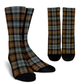 Gordon Weathered Tartan Crew Socks