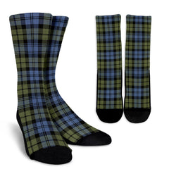 Campbell Faded Tartan Crew Socks