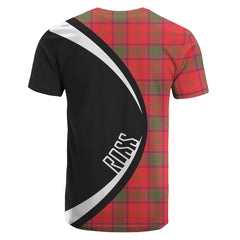 Ross Modern Tartan Crest T-shirt - Circle Style