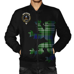 Haliburton Tartan Bomber Jacket Lion & Thistle