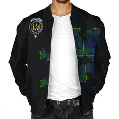 Johnstone Tartan Bomber Jacket Lion & Thistle