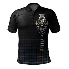 Galbraith Modern Tartan Polo Shirt - Alba Celtic Style