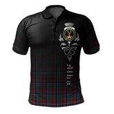 Gordon Red 01 Tartan Polo Shirt - Alba Celtic Style
