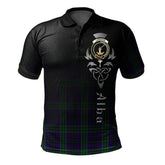 Lumsden Green Tartan Polo Shirt - Alba Celtic Style