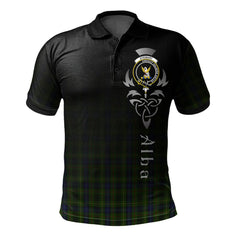 Stewart Hunting Tartan Polo Shirt - Alba Celtic Style