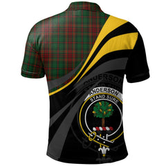 Anderson Coulson Bonner 01 Tartan Polo Shirt - Royal Coat Of Arms Style