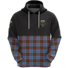 Anderson Modern Clan Half Of Tartan Hoodie