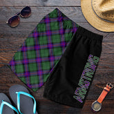 Armstrong Modern Tartan Crest Men's Short - Cross Style