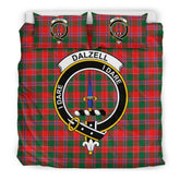 Dalzell Family Tartan Crest Bedding Set