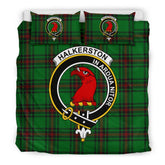 Halkerston Family Tartan Crest Bedding Set