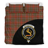 MacKintosh Hunting Weathered Family Tartan Crest Wave Style Bedding Set