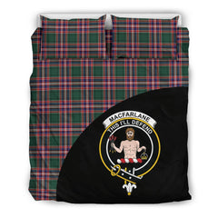 MacFarlane Hunting Modern Family Tartan Crest Wave Style Bedding Set