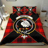 Wemyss Tartan Crest Bedding Set - Luxury Style