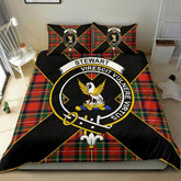 Stewart (High Stewards) Tartan Crest Bedding Set - Luxury Style