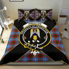 Preston Tartan Crest Bedding Set - Luxury Style