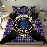 Ochterlony Tartan Crest Bedding Set - Luxury Style