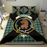 Melville Tartan Crest Bedding Set - Luxury Style