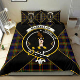 MacLellan Tartan Crest Bedding Set - Luxury Style