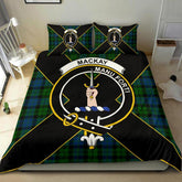 MacKay Tartan Crest Bedding Set - Luxury Style