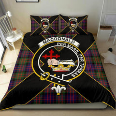 Stewart (Stuart) of Bute Tartan Crest Bedding Set - Luxury Style