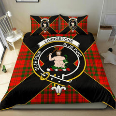 Livingstone Tartan Crest Bedding Set - Luxury Style