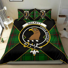 Halkett Tartan Crest Bedding Set - Luxury Style