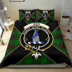 Ged Tartan Crest Bedding Set - Luxury Style